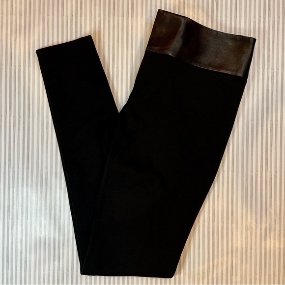 Alice + Olivia Leather Leggings - Picture 3 of 5